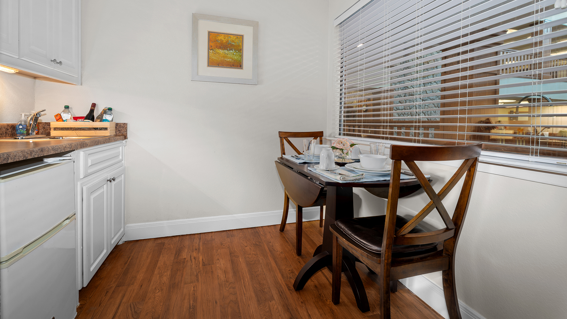 Model apartment kitchenette