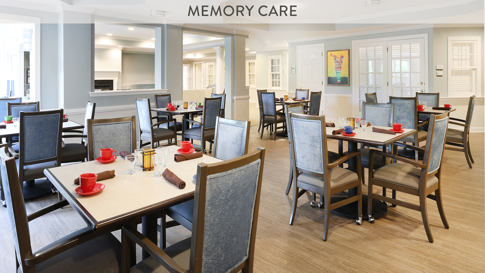 Memory care dining room